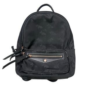Radley London Black Jacquard Dog Print Backpack